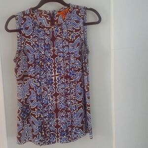 Tory Burch sleeveless silk top
